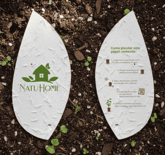 Papel Semente Folha