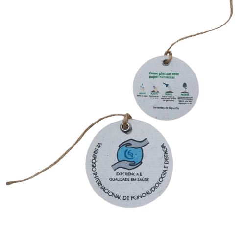Tag Ecológica Papel Semente