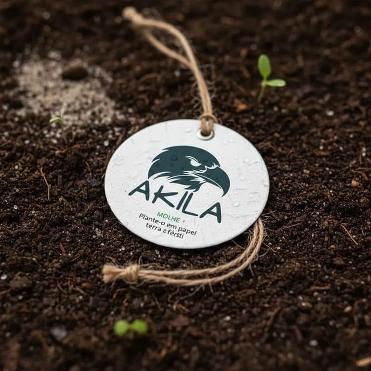 Tag Ecológica Papel Semente