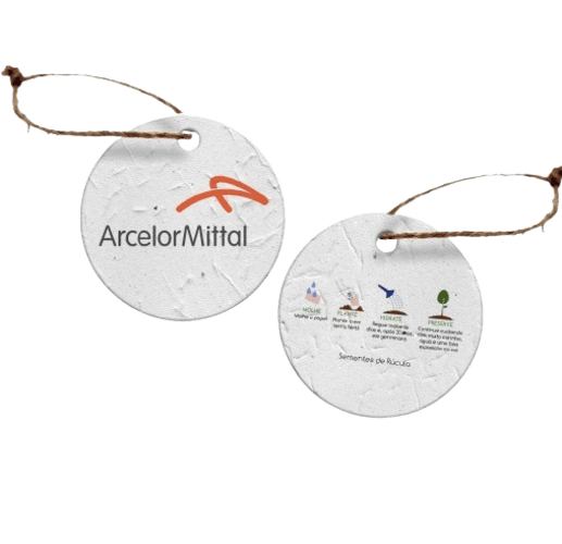 Tag Ecológica Papel Semente