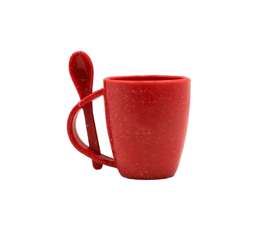 Xícara Fibra de Madeira Colorida