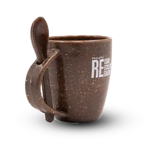 Xícara de Fibra de Coco