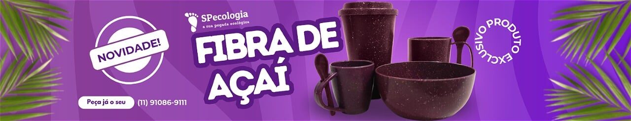 Banner Fibras de Açaí