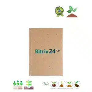 Caderno A5 em casca de coco (60%) 1