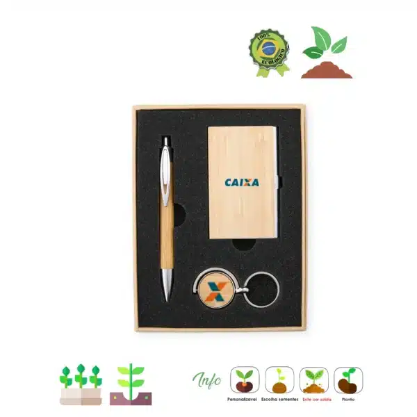 Kit Executivo Ecológico 3 Peças 4