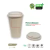COMPO FIBRA DE BAMBU COM TAMPA PERSONALIZAÇÃO